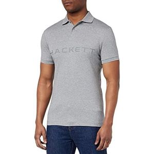 Hackett London Essential poloshirt voor heren, grijs.