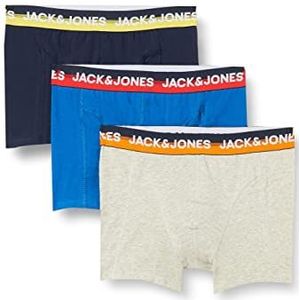 Jack & Jones Boxershorts voor heren, Blazer marineblauw – klassiek blauw – lichtgrijs gemêleerd