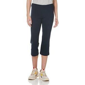 Jockey Dames Slim Capri Flare Yogabroek Navy L, Navy Blauw