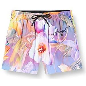 HUGO Rin Shorts Swim_Shorts voor heren, Open Purple564
