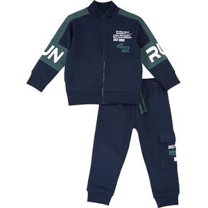 Chicco Jumpsuit met sweatshirt met opening aan de voorkant, Chicco jumpsuit voor kinderen. Jongens (1 stuk), Blauw