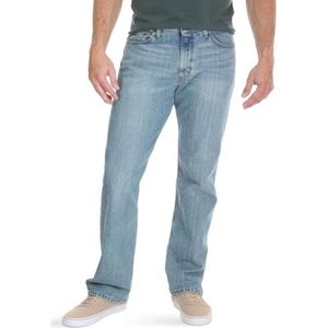 Wrangler Authentics Comfort Flex Waist Jeans voor heren, Blauw - krijtblauw