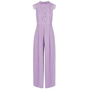 Apart Jumpsuit met kanten bovenstuk, lila, 40, Lila., 40