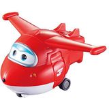 Super Wings Speelfiguur Transform-a-bots! Jett 6 Cm Rood