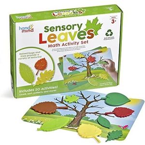 Learning Resources Sensorik-Blätter Mathe activiteitsset, moederspel, vormpuzzel, puzzelvorm, mahe speelsteen, spreuken speelgoed, speelgoed speelgoed, voorschoolactiviteit, vanaf 3 jaar