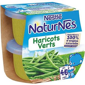 Nestlé Naturnes Babybloempotten, klein, vanaf 4/6 maanden, 2 x 130 g