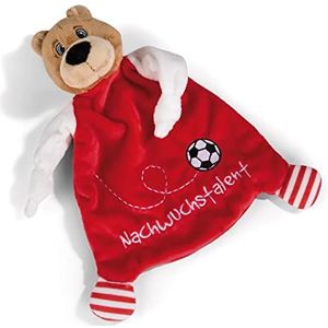 NICI Knuffel FC BAYERN München Berni beer 25 x 25 cm - schattig knuffeldier met borduurwerk ""Jeugd talent"", voetbalfanartikel voor meisjes, jongens en baby's 49084, geweldig cadeau-idee, rood