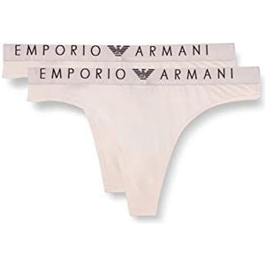 Emporio Armani Thong dames, poederroze, maat XS, Poeder roze