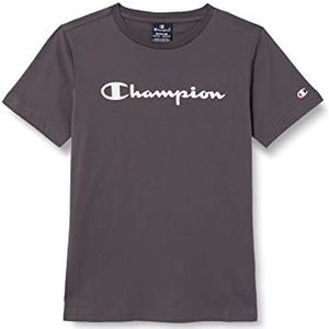 Champion Legacy Classic Logo Jongens T-Shirt Antraciet 4 Jaar, antraciet