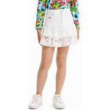 Desigual Skirt_daalila 1000 Blanco rok voor meisjes, Wit.