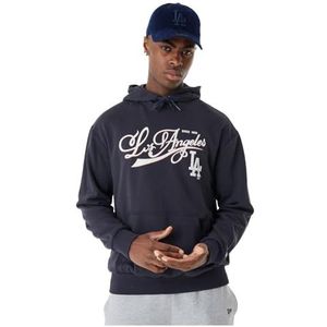 New Era Mlb Retro Grphc Os Losdod Nvywhi Los Angeles Dodgers Hoodie Heren