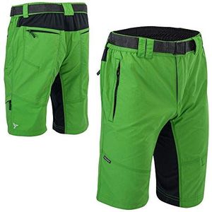 SILVINI Rango/Elvo MTB-shorts voor heren, gevoerde shorts, MTB, heren shorts, MTB, heren shorts, MTB, fietsshorts, fiets, heren, MTB, broek voor heren, rano groen
