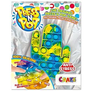 CRAZE Press N Pop speelgoed tegen stress kinderen en volwassenen cactus Fidget Toy Pop IT