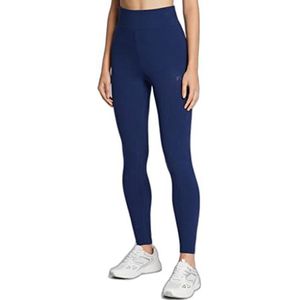 Fila Bozcaada Leggings, hoge taille, geribbeld, dames, middeleeuws blauw, XS, Middeleeuws blauw