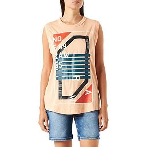 G-STAR RAW Lash Graphic T-shirt voor dames, Roze (Peach Nougat 4107-C962)