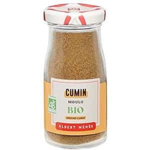 Biologische Gemalen Komijn - La Caravane des Épices - 100% Natuurlijke Ingrediënten - Krachtige en Warme Smaak - IFS en Ecocert Gecertificeerd - Product Verpakt in Frankrijk - 35g - ALBERT MÉNÈS