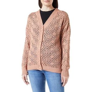 SIDONA Cardigan en tricot pour femme 10426983-si01, camel, XXL, camel, XXL