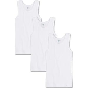 Sanetta 3-pack meisjes onderhemd 333732, wit (10)