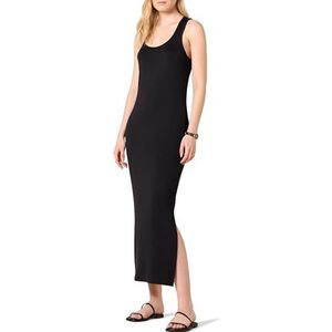 Amazon Essentials Robe longue dos nageur en tissu éponge ultra-doux pour femme (Previously Daily Ritual), noir, taille M