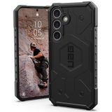 URBAN ARMOR GEAR Pathfinder Case Samsung Galaxy S24 hoesje [ontworpen voor Samsung"" gecertificeerd, draadloos opladen compatibel, militaire standaard] zwart