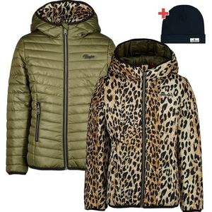 Vingino Meisjes Winterjas Tajra jas, bruin, meerkleurig, 15/18 jongens, Bruin