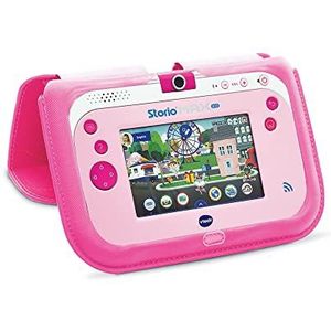 VTech - Storio, roze flipcase voor kindertablet, 2-in-1 bescherming, compatibel met Storio MAX en Storio MAX 2.0, cadeau voor kinderen van 3 jaar tot 11 jaar - inhoud in het Frans