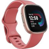 Fitbit Versa 4, Pink Sand/Copper Smartwatch Unisex - Volwassenen, Zandroze/Aluminium Koperroze, één maat