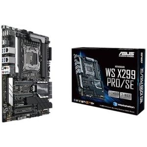 ASUS WS X299 Pro/SE - moederbord - ATX - LGA2066 Socket - X299 - USB 3.1 Gen 1, USB-C Gen2, USB 3.1 Gen 2-2 x Gigabit LAN - HD Audio (8 kanalen)