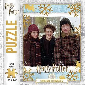 USAopoly Christmas Harry Potter kerstpuzzel met Hogwartsmotief, 550 delen, USOPZ010686, verschillende kleuren