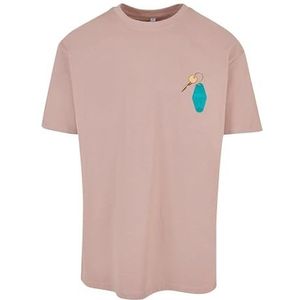 Mister Tee California Motel-Thé Grand T-shirt unisexe pour adulte, Duskrose, L