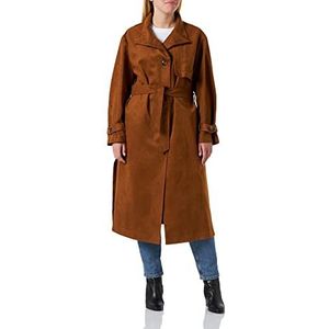 Sisley Trench Coat 2cf6ln024 Trenchcoat voor dames (1 stuk), 30D bruin