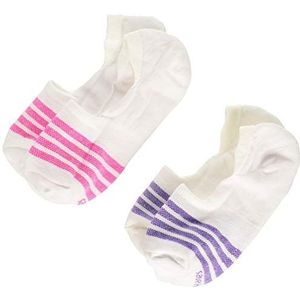 Hanes Dames Ultimate Lichtgewicht Invisible Liner with Vent Sock 4-pack, wit gesorteerd, Schoenmaat: 5-9, wit gesorteerd, Maat: 35-39 EU, wit gesorteerd