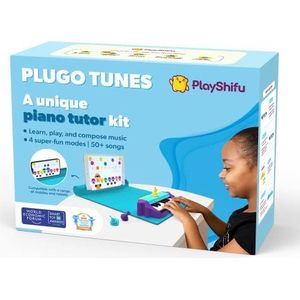 PlayShifu Plugo Tunes - Piano leerset | Musical STEAM voor 4-10 jaar | Muziekinstrument voor jongens en meisjes (werkt met iPads, iPhones, Samsung tabs/telefoons, Kindle Fire)