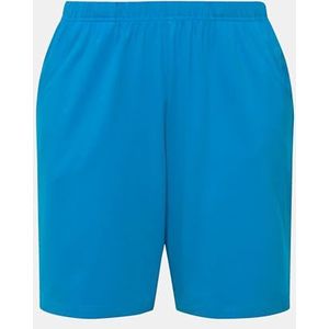 Ulla Popken, dames, grote maten, jersey shorts, zakken, elastische tailleband, blauw, 40 W/32 L, Blauw