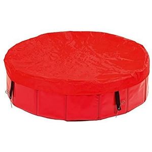 Karlie Doggy afdekzeil voor zwembad, diameter 120 cm, rood