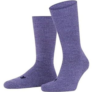 FALKE Walkie Ergo U So paar wollen sokken, effen, uniseks, 1 stuk, Paars (Pink Iris 8943)