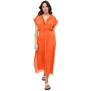 Peppercorn Mirella maxi-jurk voor dames, Oranje (815 Chili)