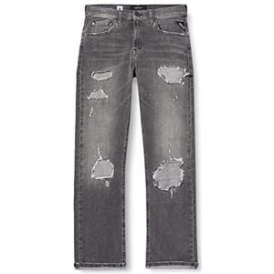 Replay jeans thad voor jongens, Donker grijs (097)