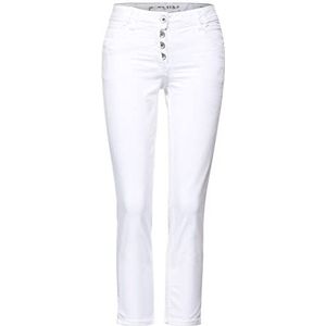 Cecil dames jeans, wit/denim
