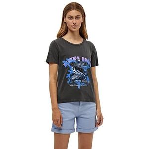 Desires Jaden T-shirt voor dames, 9005, zwart gewassen