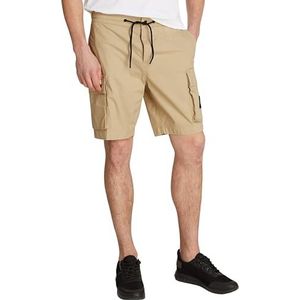 Calvin Klein Jeans Short cargo pour homme, coupe classique, beige (travertine), 30W, travertin, 30W