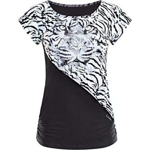 WINSHAPE t-shirt dames, tijger, L, Tijger