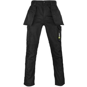 beeswift Burgos Pantalon de travail utilitaire pour homme, Noir, 46 taille tall