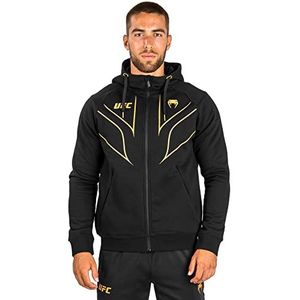 Venum Ufc Venum Fight Night 2.0 Replica Sweatshirt met capuchon voor heren, trainingspak, Zwart en Goud