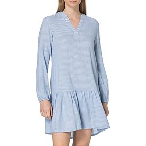 TOM TAILOR Gestreepte jurk voor dames, 26743 – blauw wit verticaal