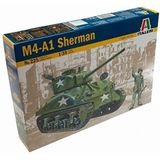 Italeri - I225 - Model - Aanvaltanks - M4A1 Sherman - Schaal 1:35
