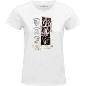 HARRY POTTER Wohapomts343 T-shirt voor dames, Wit.