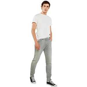 Springfield Slim Jeans, grijs, medium was, heren, middengrijs, 38, Medium Grijs