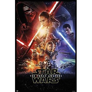 empireposter 732293 Star Wars VII Ones Sheet Poster formaat 61 x 91,5 cm, papier, meerkleurig, 91,5 x 61 x 0,14 cm