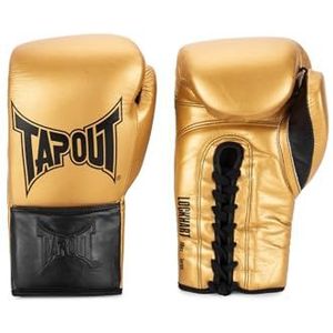 Tapout 1 paar Lockhart lederen bokshandschoenen, goud/zwart, 10 oz L, 960011